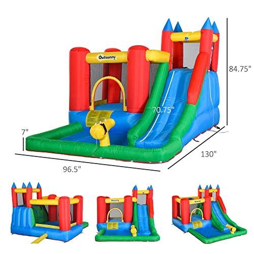 6-in-1 Inflatable Water Slide