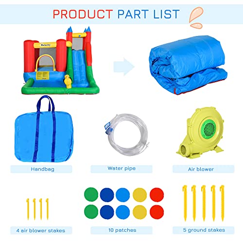 6-in-1 Inflatable Water Slide