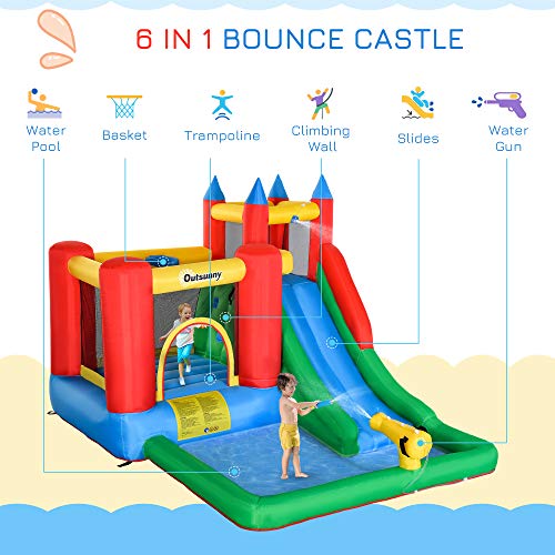 6-in-1 Inflatable Water Slide