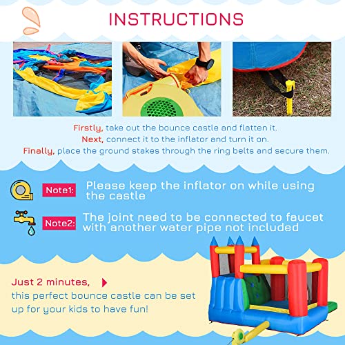 6-in-1 Inflatable Water Slide