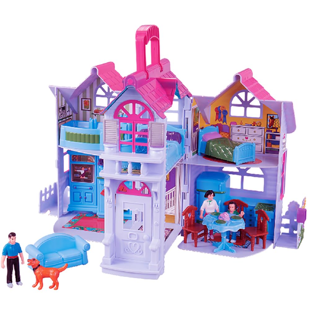 Foldable Dollhouse Play Set