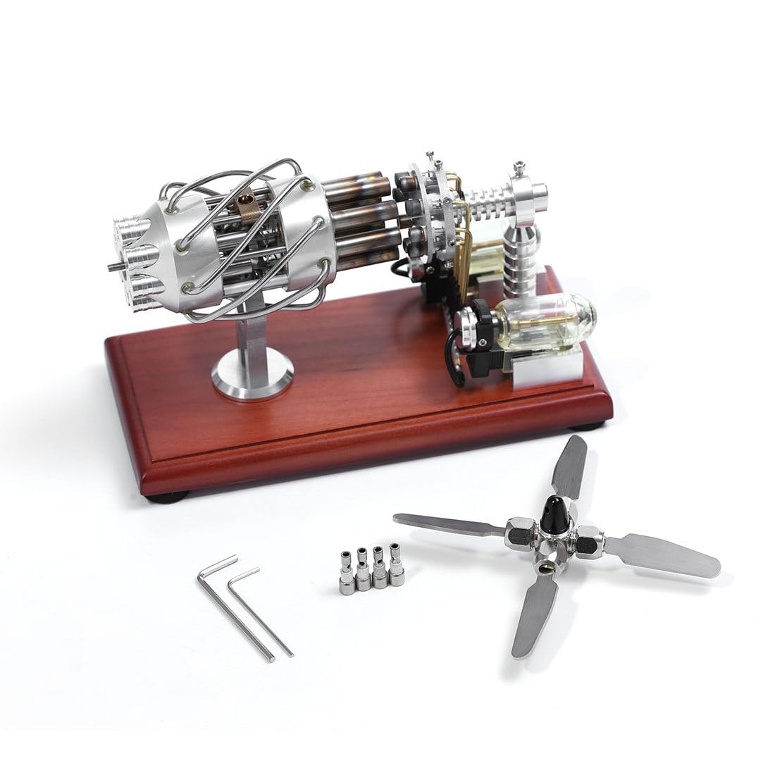 16-Cylinder Stirling Engine Model