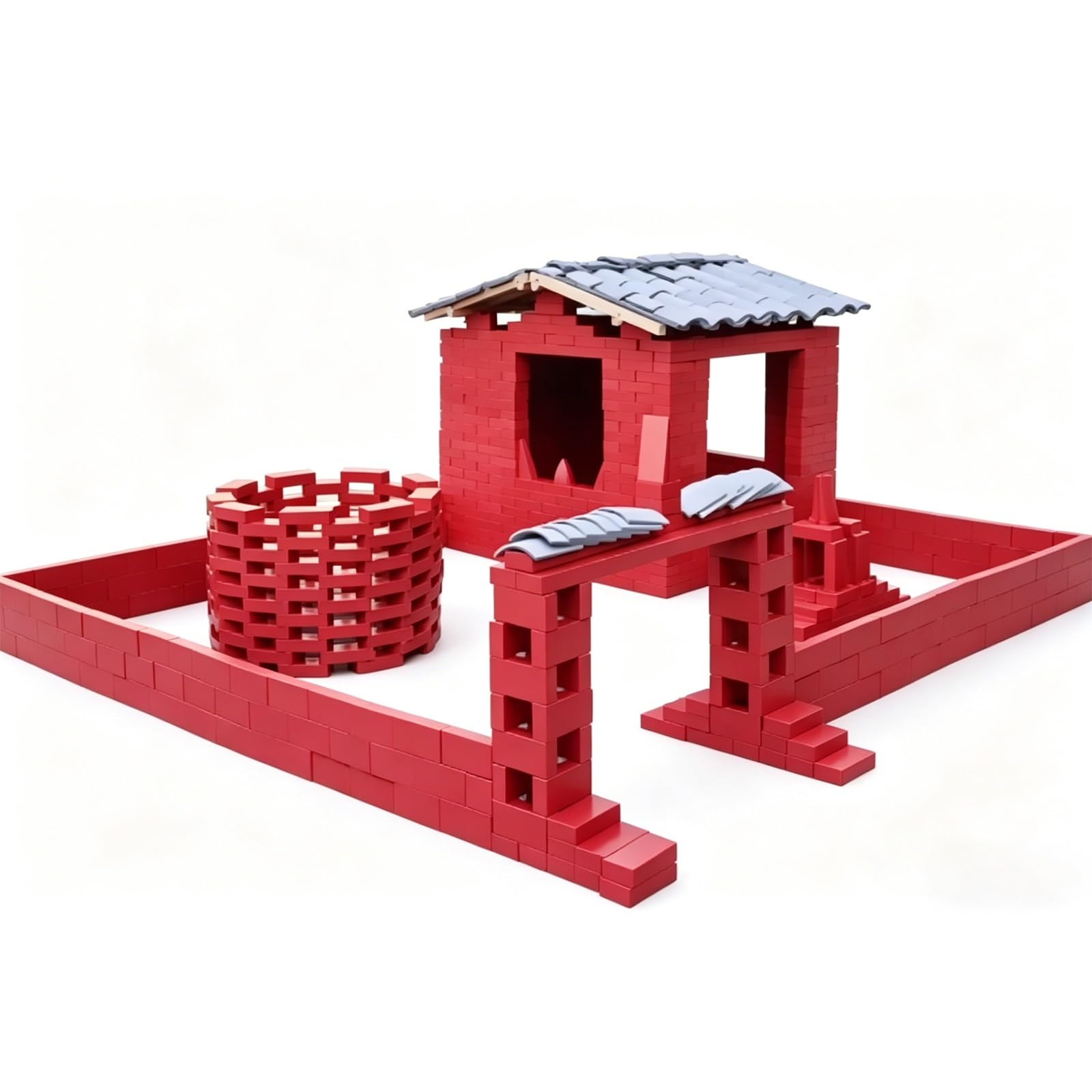 Realistic Brick Building Set