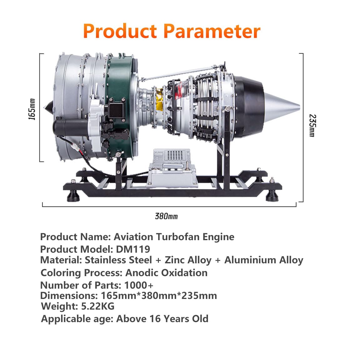 Turbofan Engine Model Kit