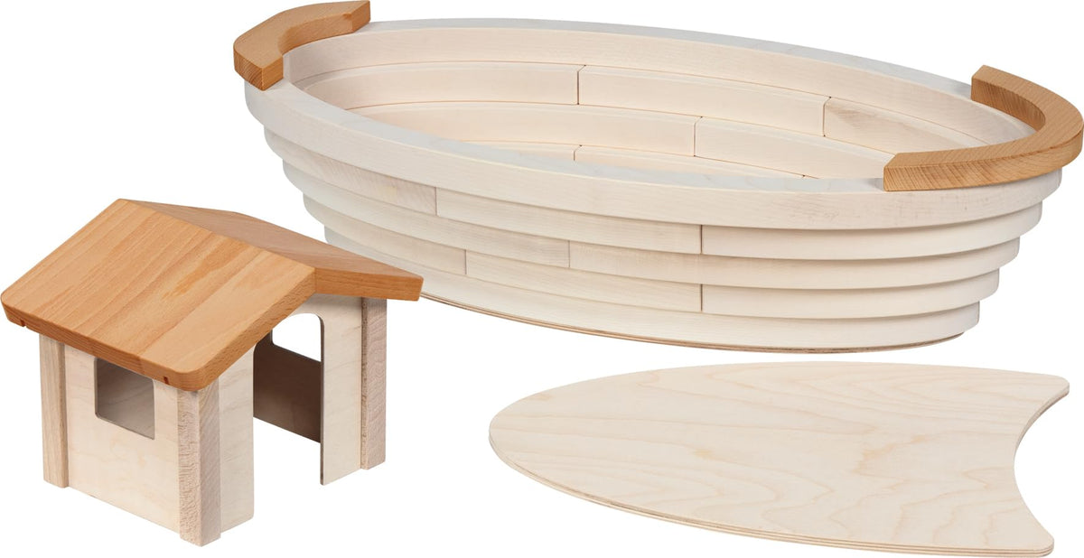 Wooden Noah's Ark Playset