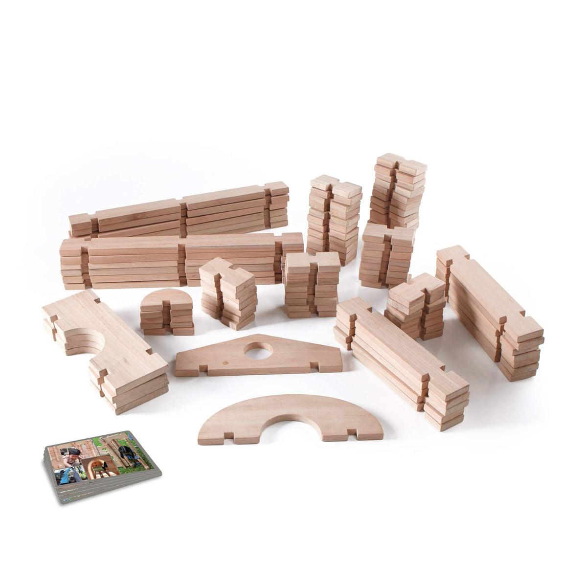 Wooden Notch Blocks Set