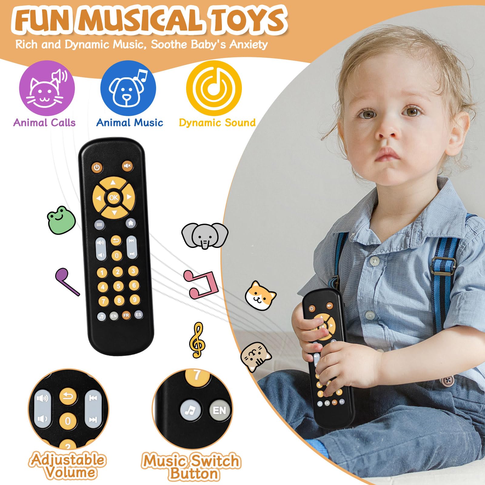 Orzbow Baby Remote Control Toy