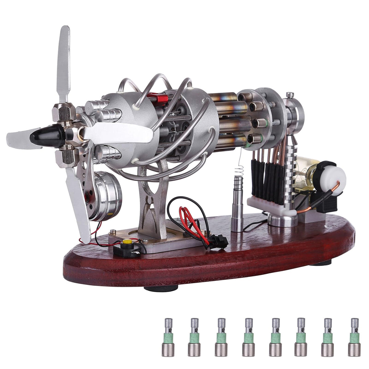 16-Cylinder Stirling Engine Kit