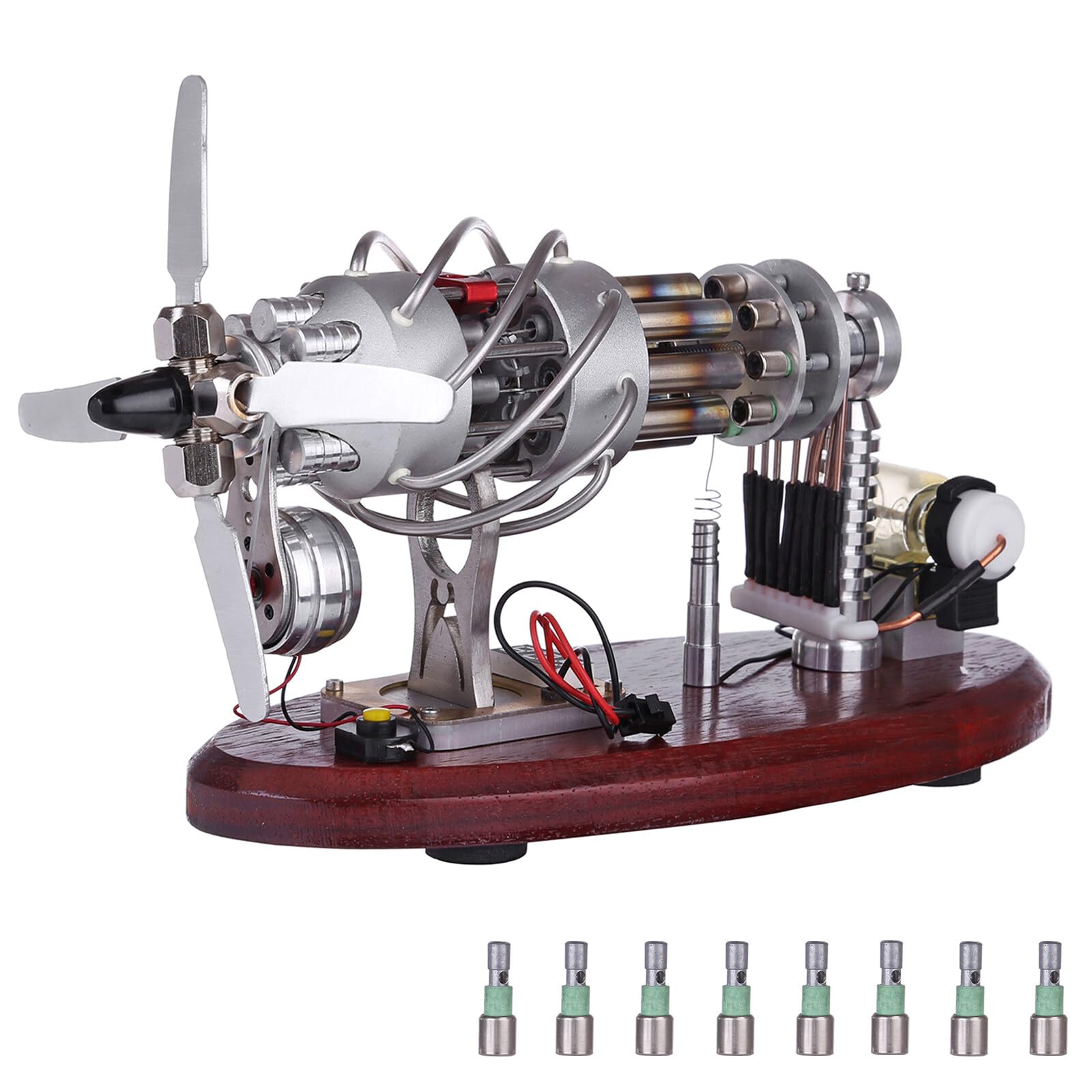 16-Cylinder Stirling Engine Kit