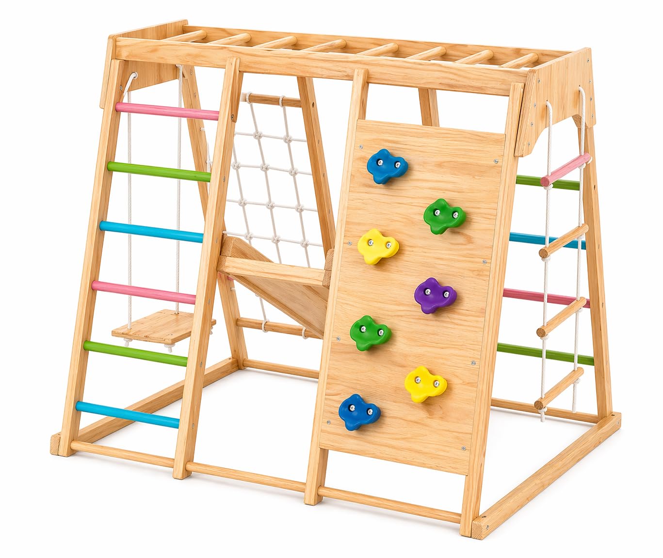 6-in-1 Wooden Jungle Gym