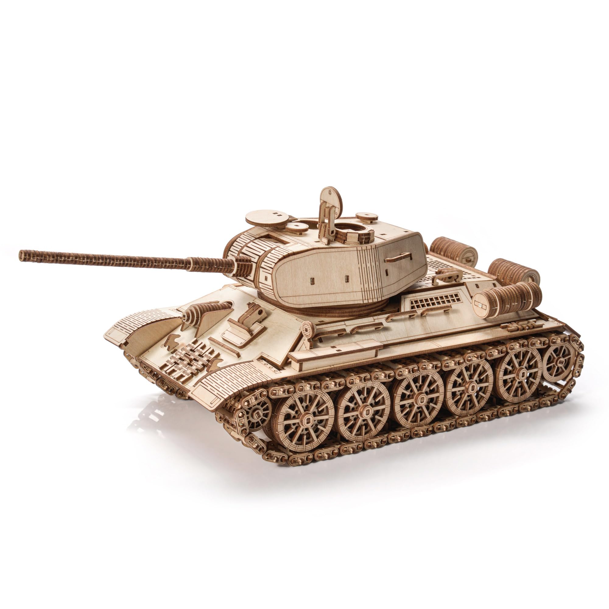 Wooden T-34/85 Tank Puzzle