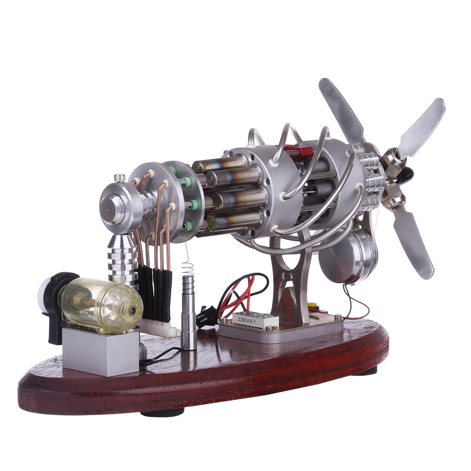 16-Cylinder Stirling Engine Kit