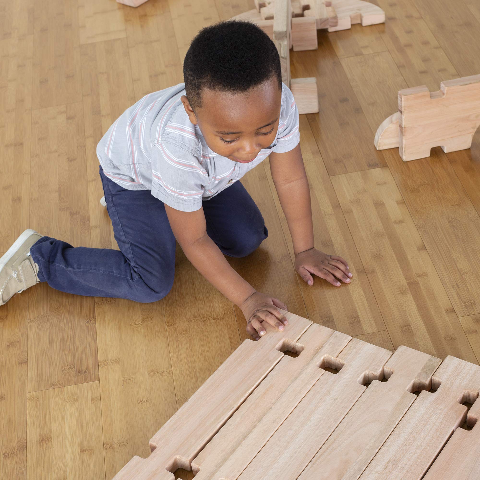 Wooden Notch Blocks Set