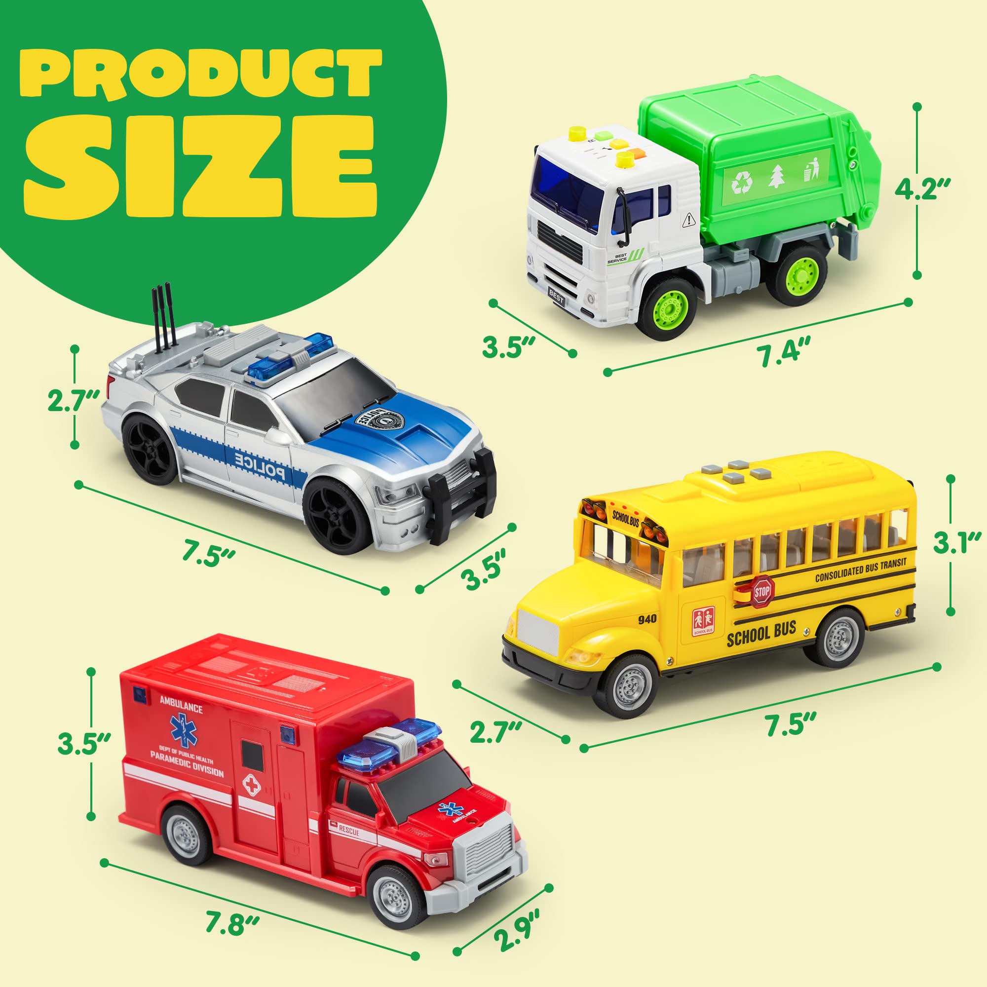 Emergency Vehicle Playset