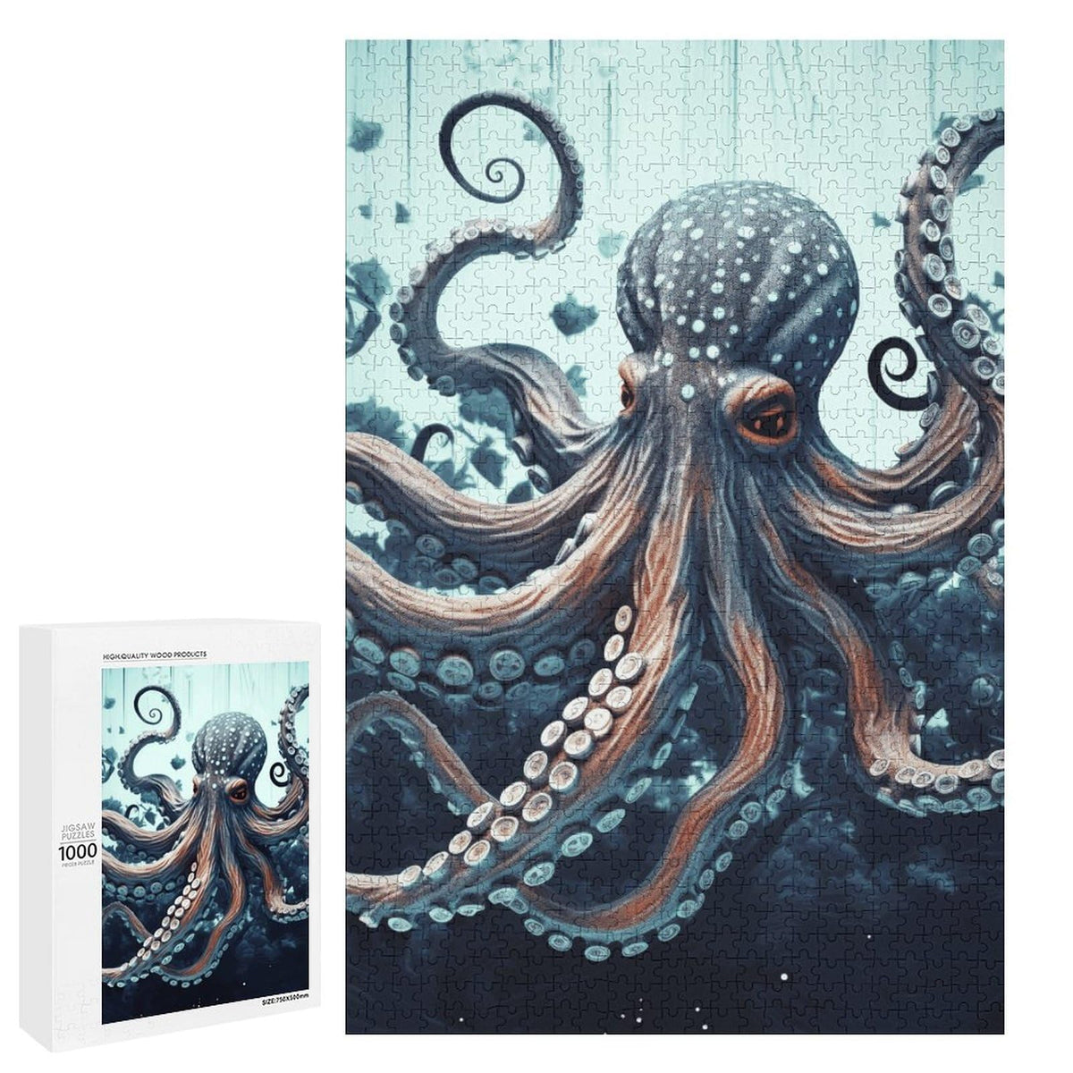Octopus Wooden Jigsaw Puzzle