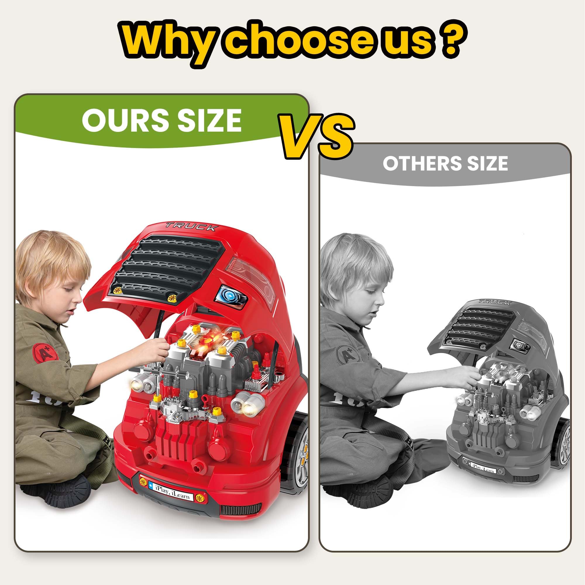 Truck Engine Repair Playset