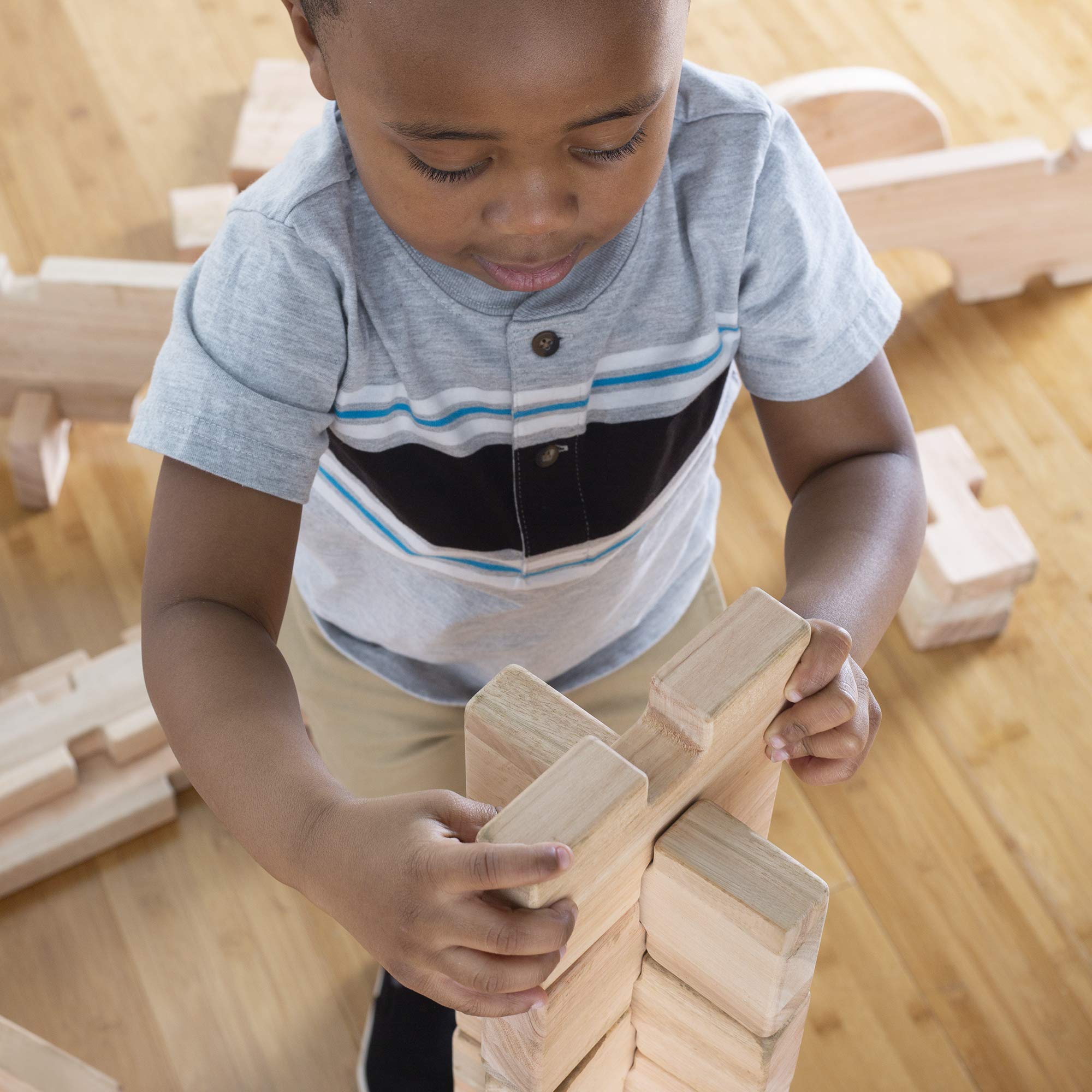 Wooden Notch Blocks Set