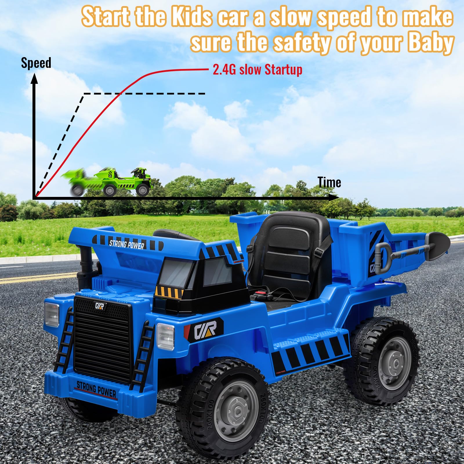 12V Ride-On Dump Truck