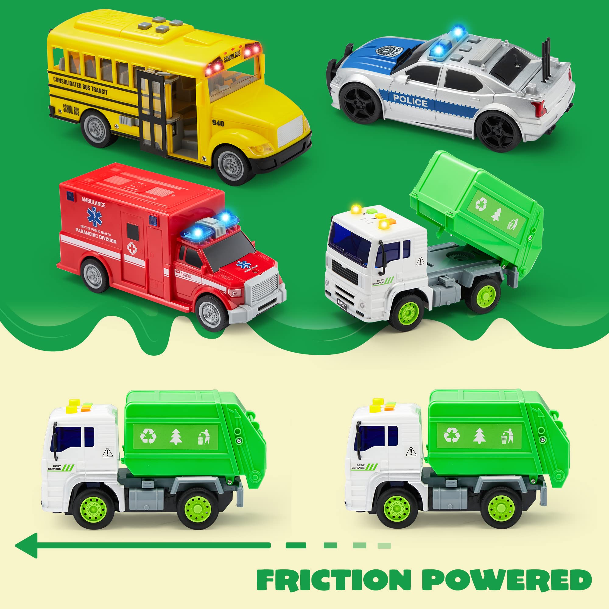 Emergency Vehicle Playset