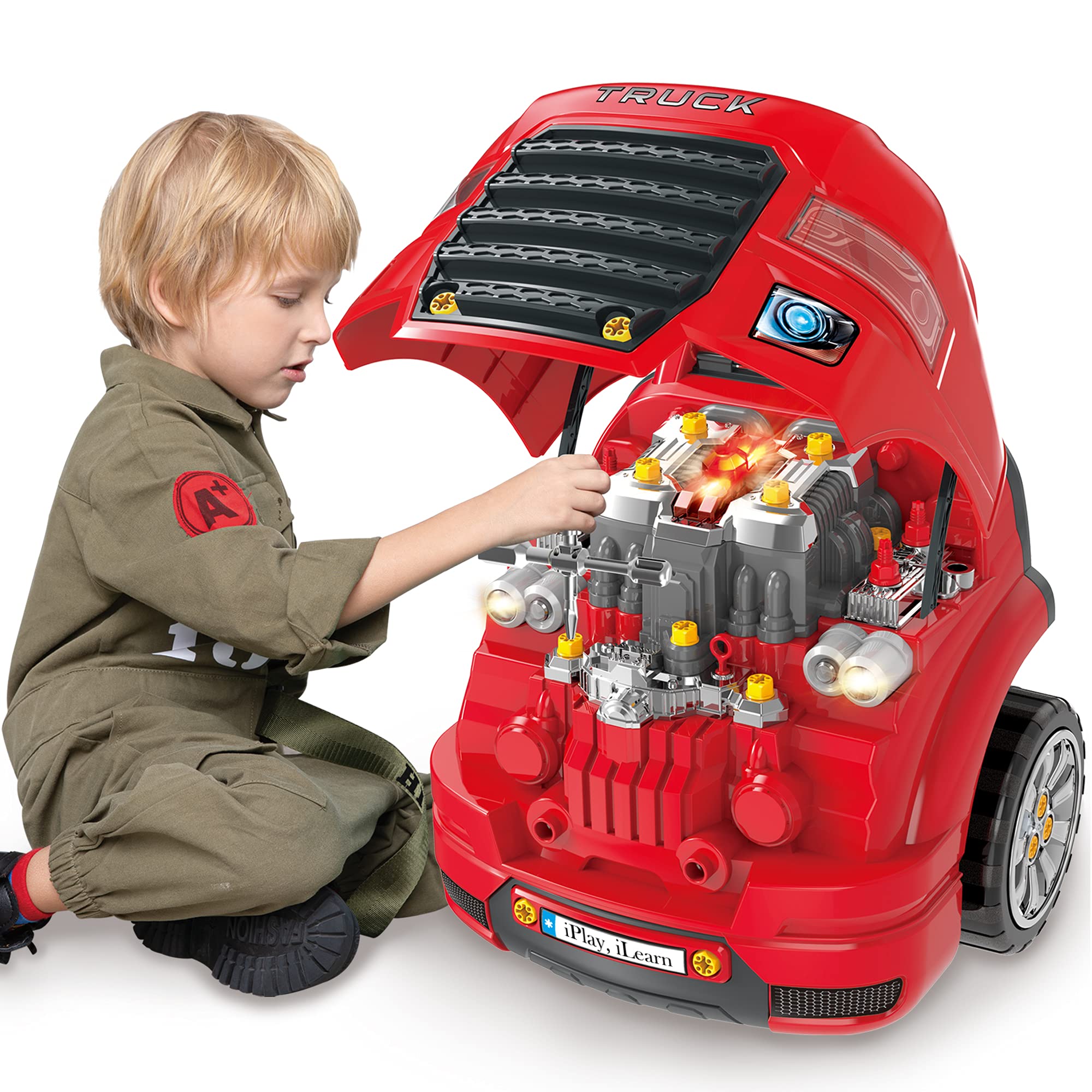 Truck Engine Repair Playset