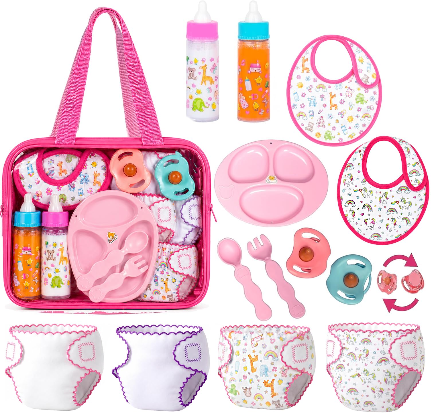 Baby Doll Feeding Set