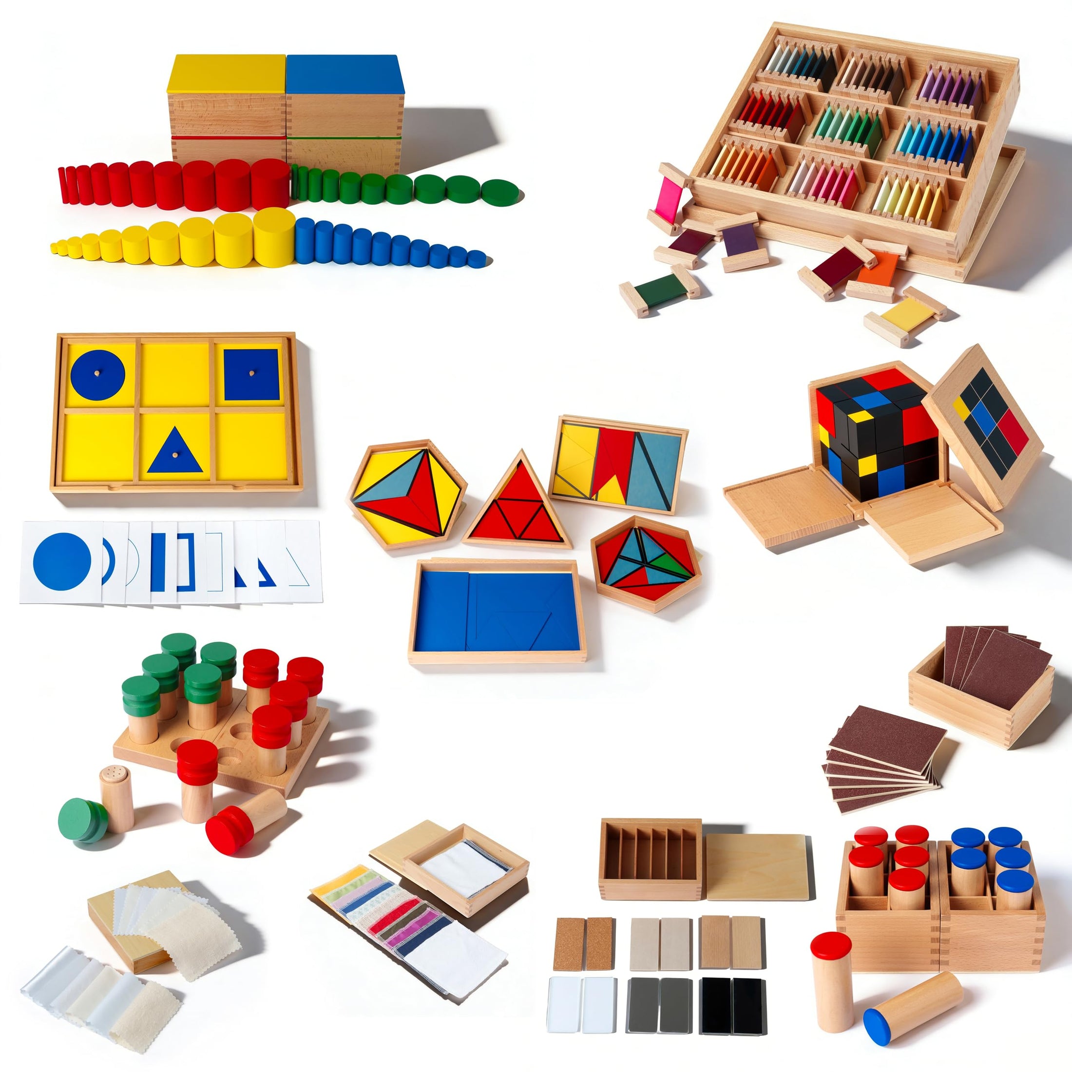 Montessori Learning Materials Set
