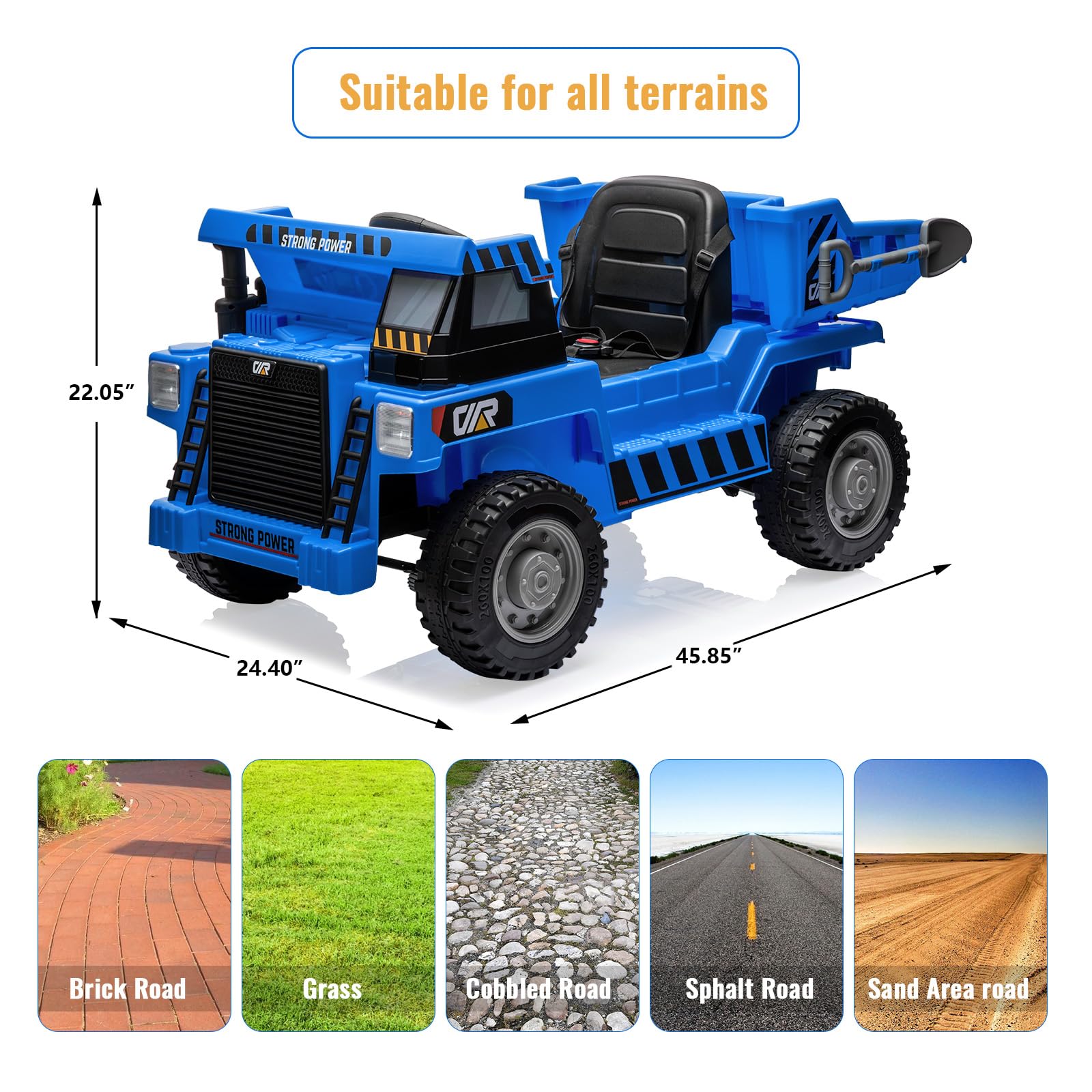 12V Ride-On Dump Truck