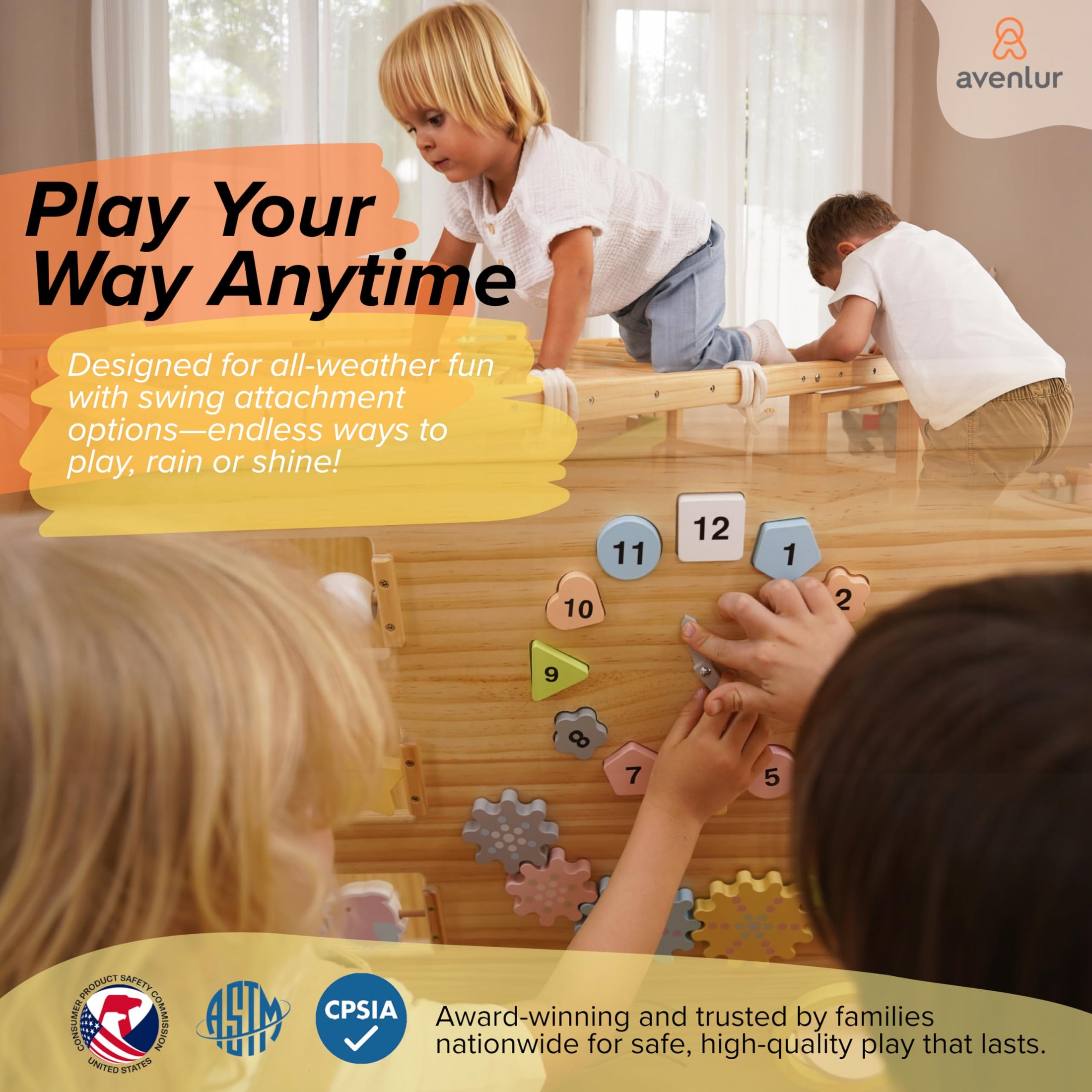 Montessori Wooden Jungle Gym