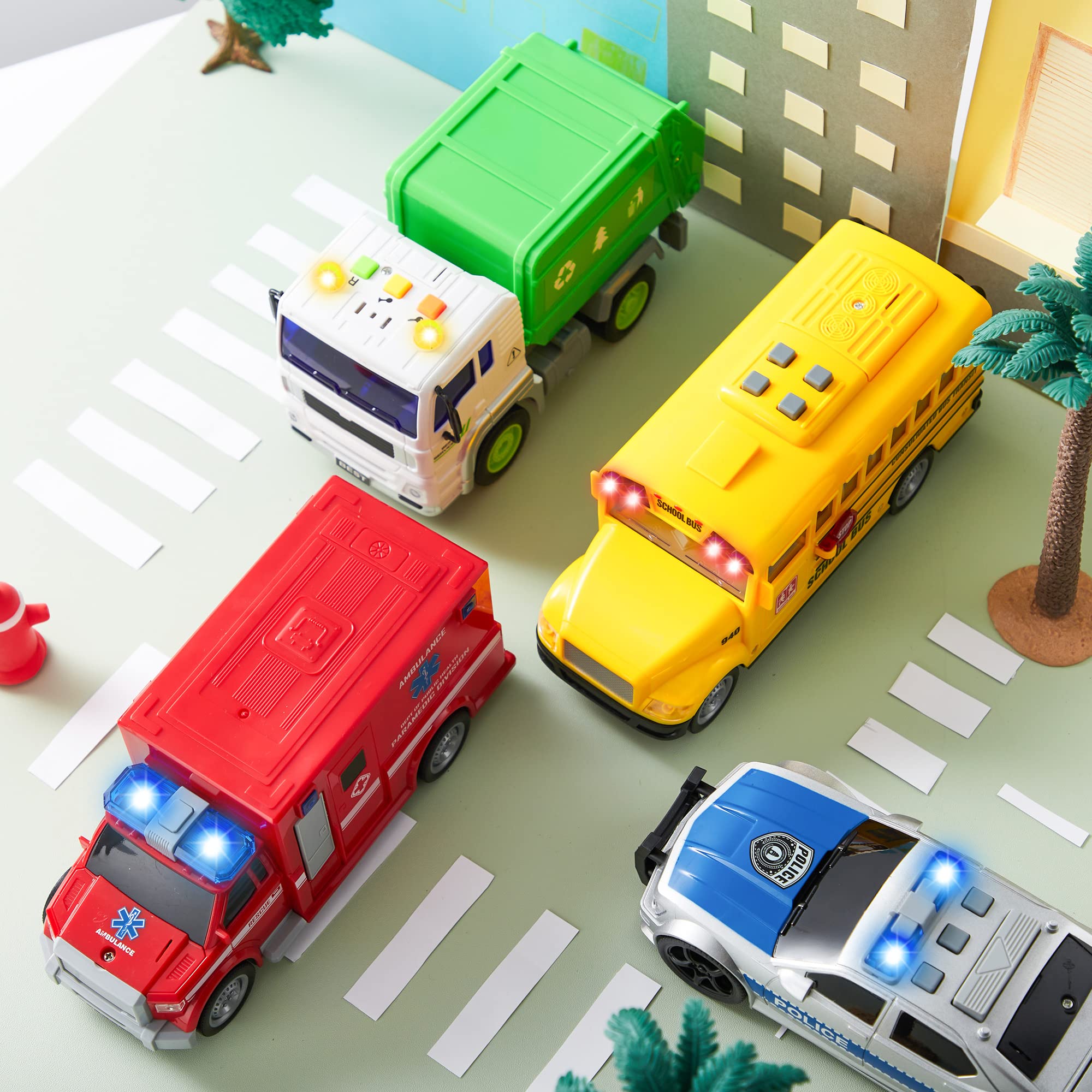 Emergency Vehicle Playset
