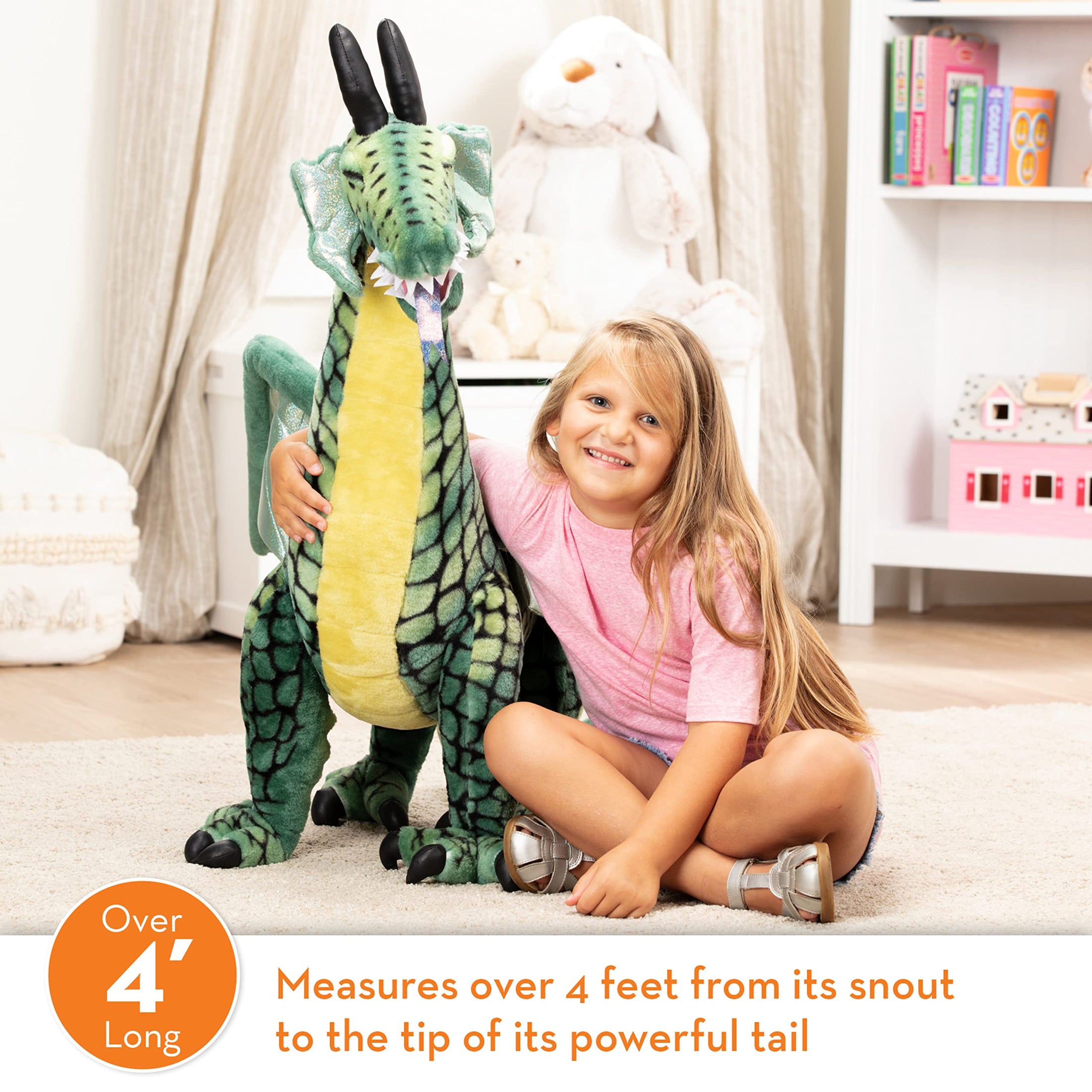 Giant Plush Dragon