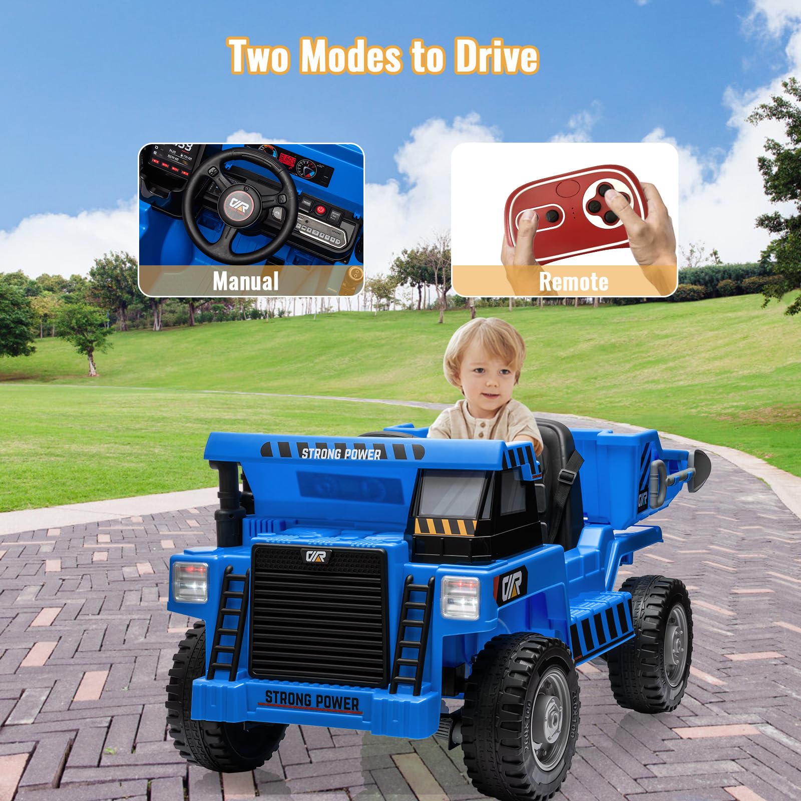 12V Ride-On Dump Truck