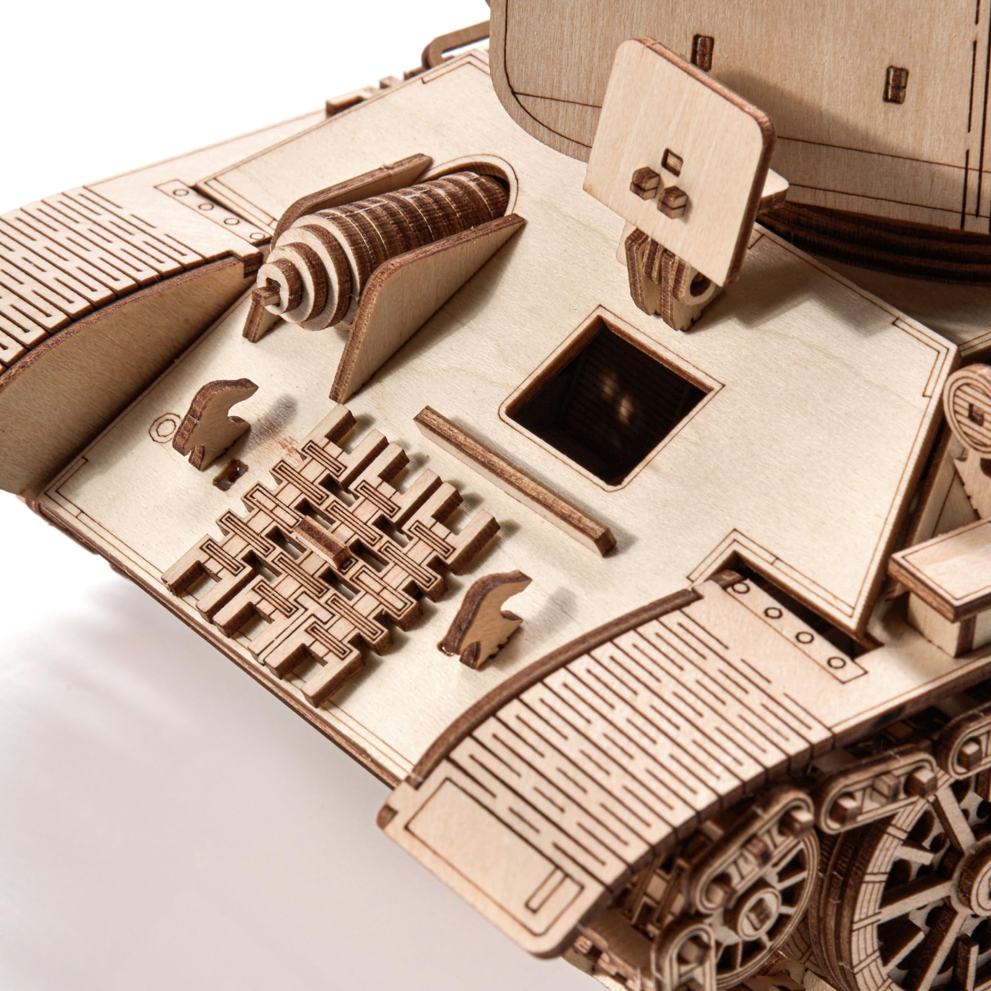 Wooden T-34/85 Tank Puzzle