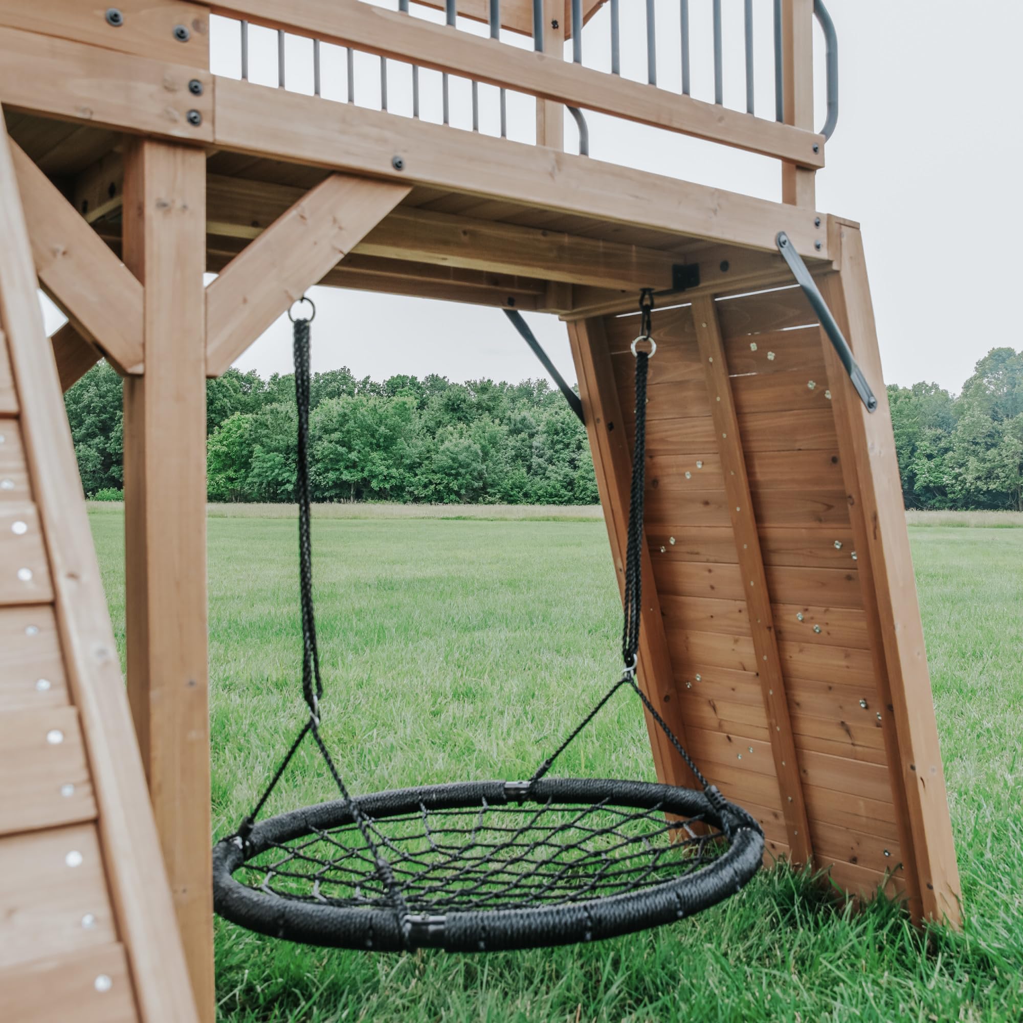 Outdoor Playset with Slides & Swings