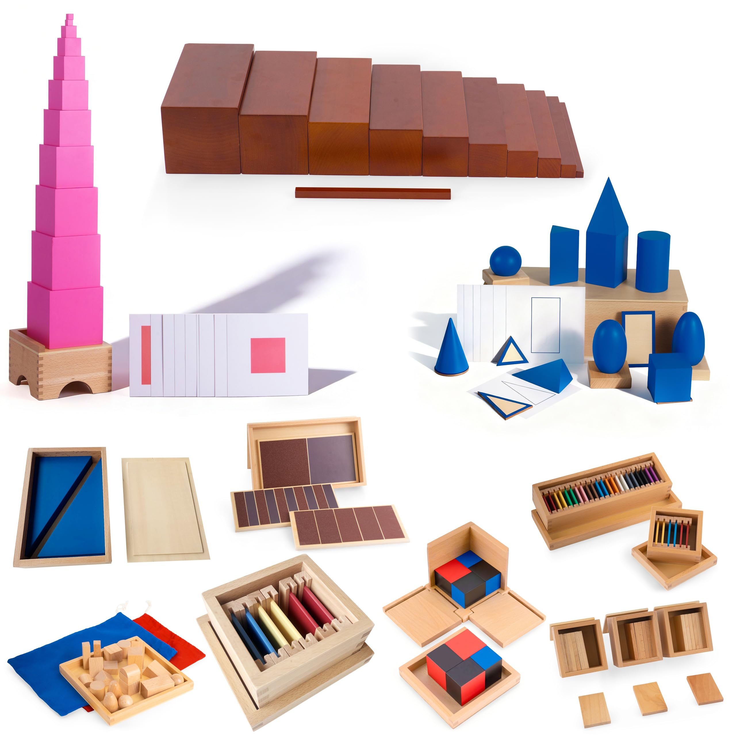 Montessori Learning Materials Set