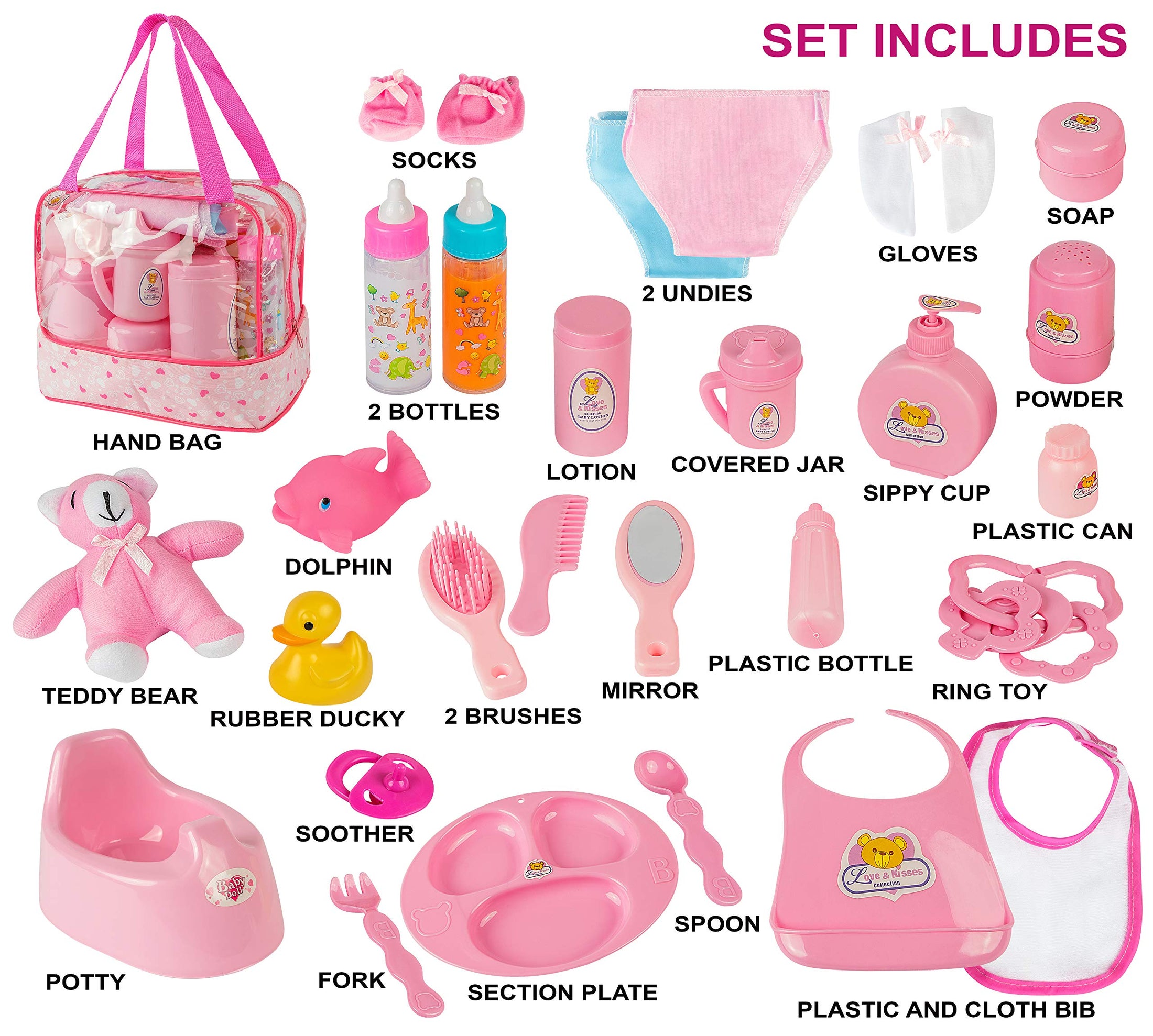 Baby Doll Feeding Set