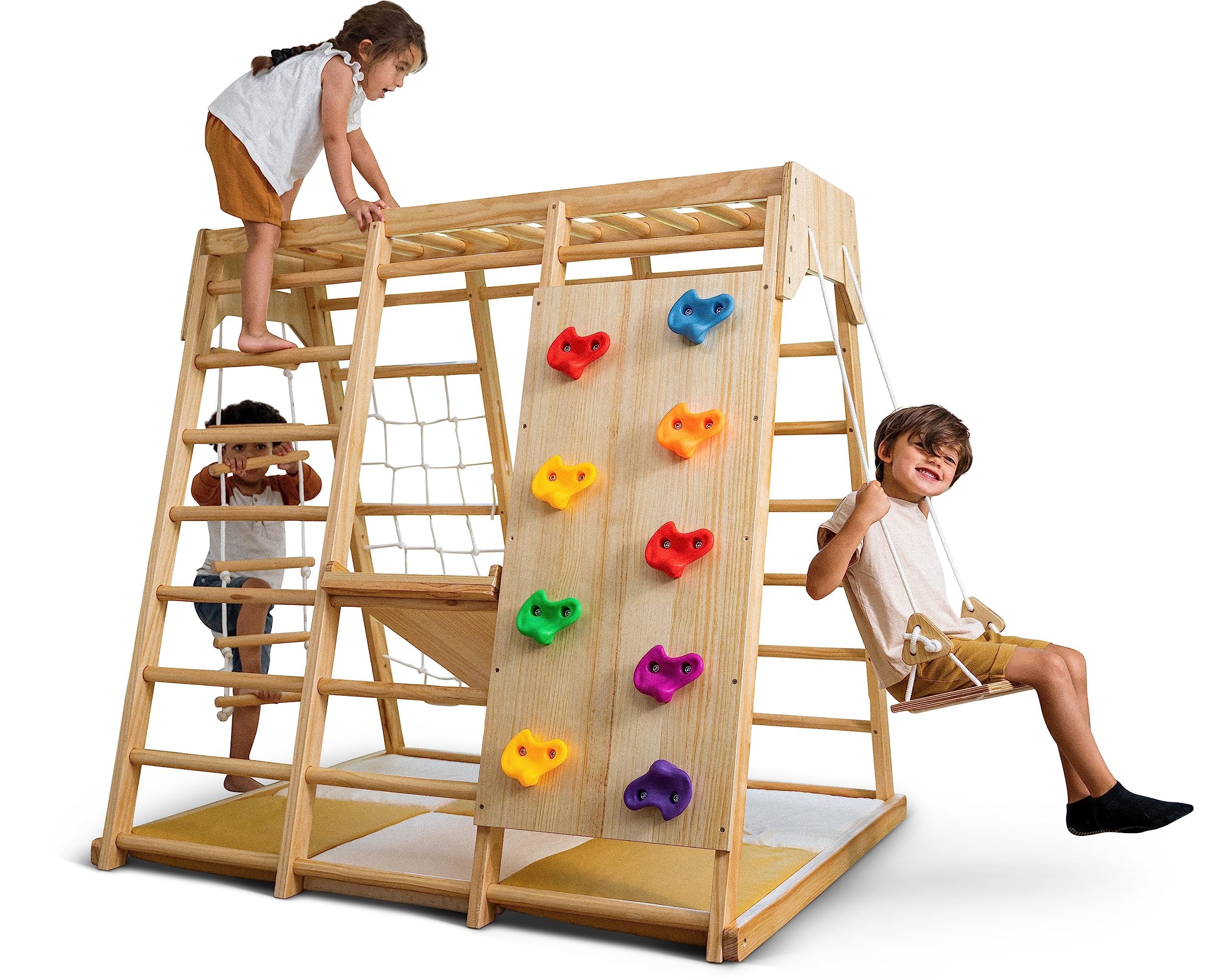6-in-1 Wooden Jungle Gym