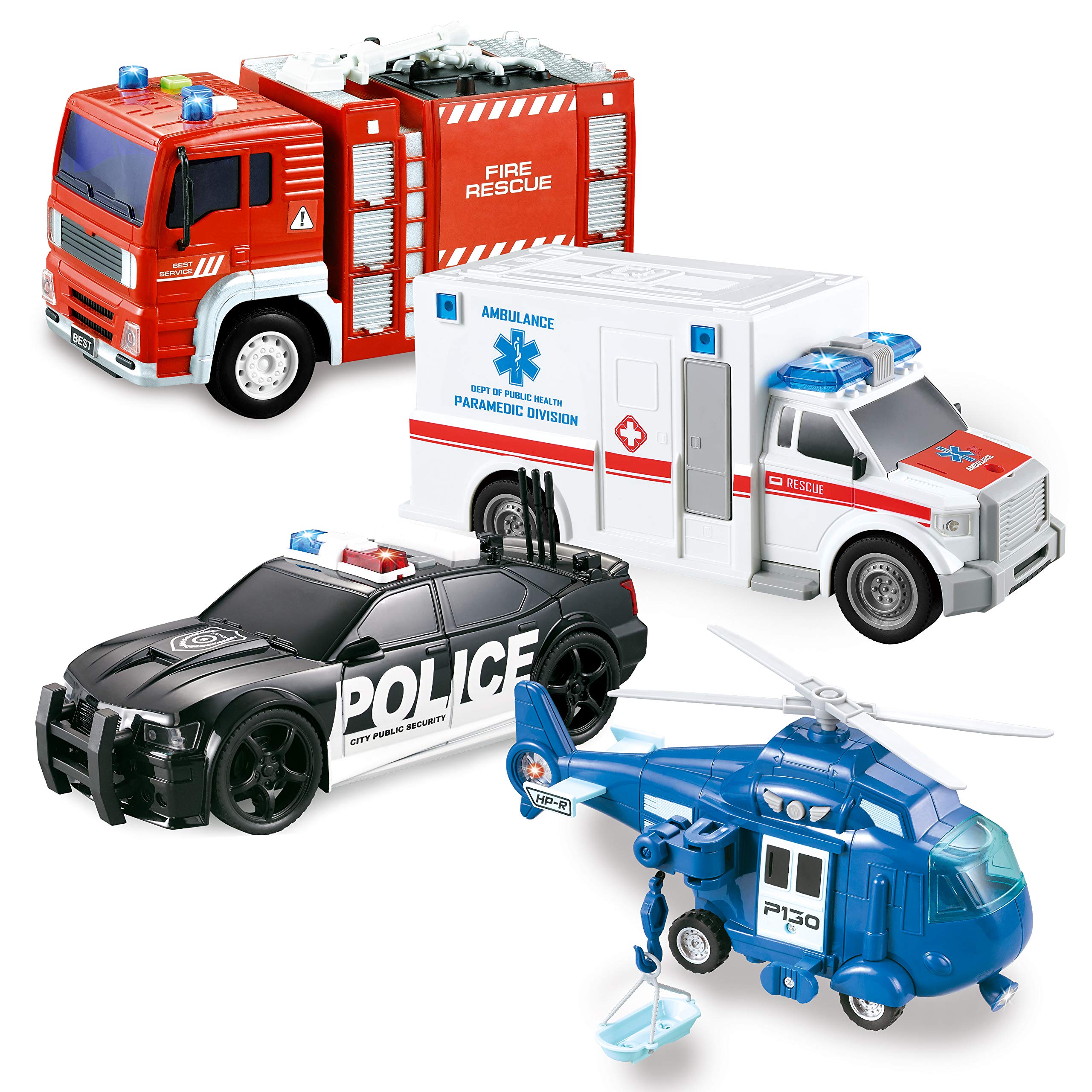Emergency Vehicle Playset